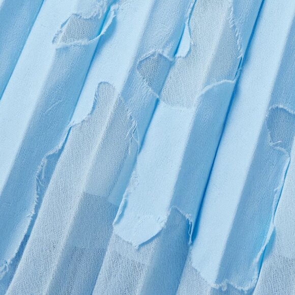 JASON WU COLLECTION Asymmetric pleated devoré-chiffon midi dress Size 6 NEW - Picture 13 of 13